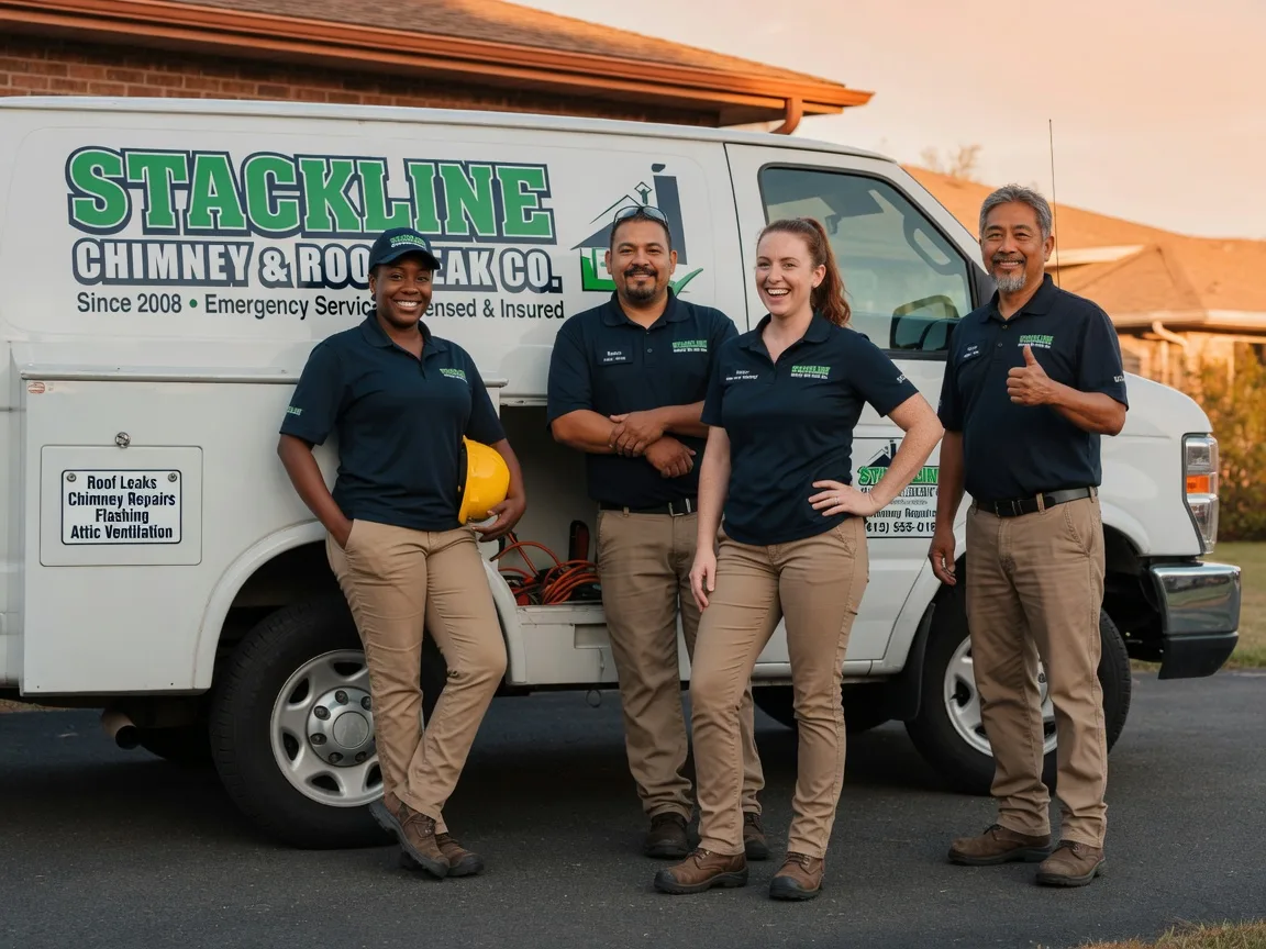 Chimney flashing repair company in Camp Wood, TX